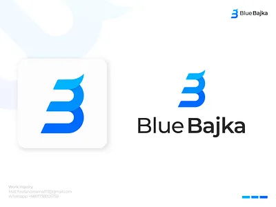 Blue Bajka, (Letter B) Letter Logo Design Concept b b company logo b logo b logo brand b logo branding b logo icon b logo mark b modern logo 2023 b top logo bajka blue blue bajka blue bajka logo letterb logo letter b monogram logo