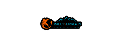 Rally2Dragon Logo branding event graphic graphic design logo sticker typography