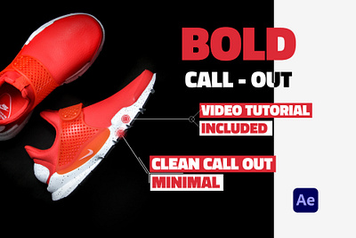 Bold Call Out | After Effects animation graphic design motion graphics