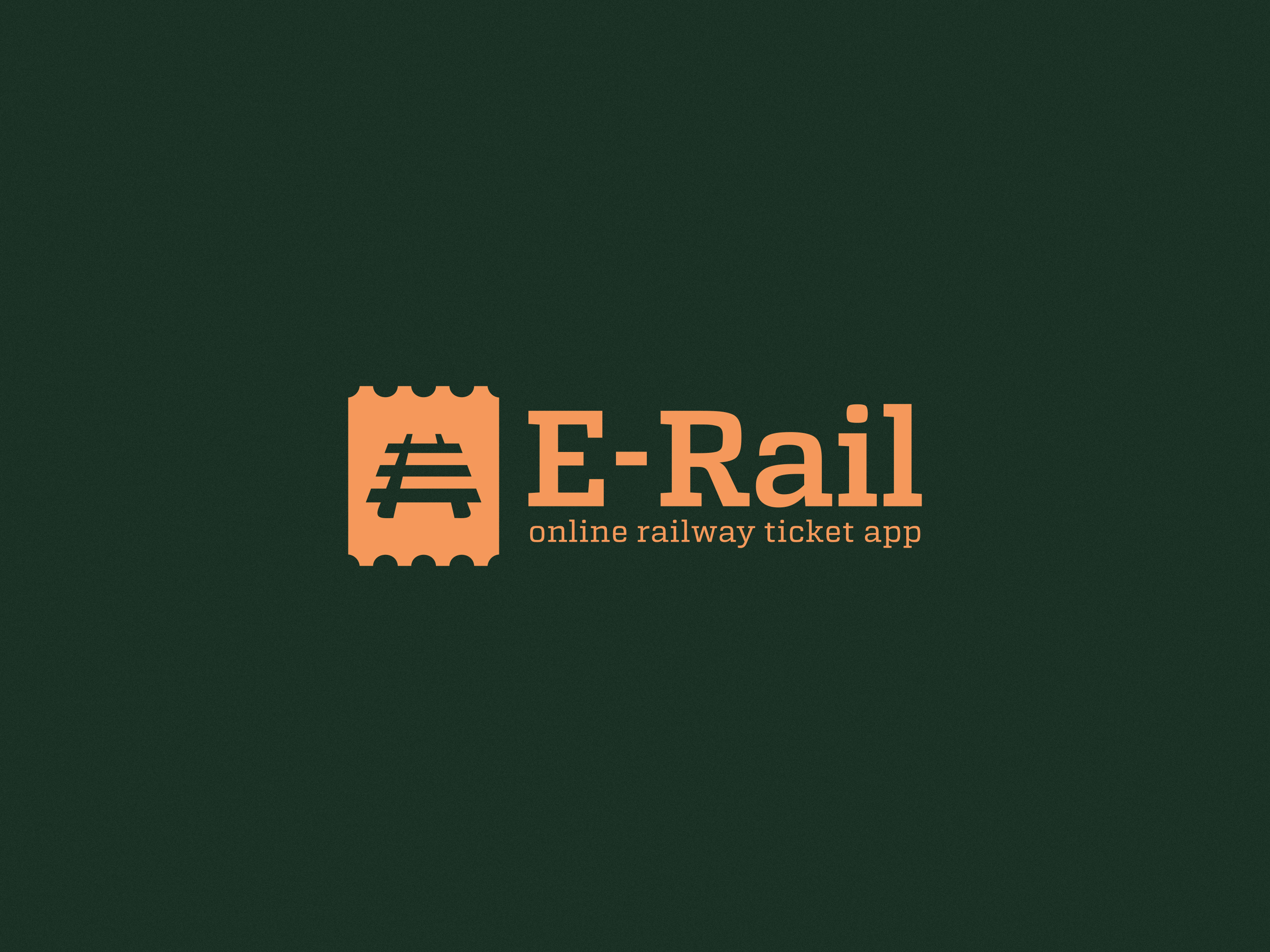Railway Ticket App Logo / Train Ticket App Logo - Up For Sale! app icon brand design brand identity branding design e rail app logo e ticketing e train app graphic design icon identity logo logodesign minimal logo railway e ticket logo railway ticket app logo train ticket app logo train ticket booking app logo
