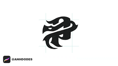 Letter P Python monogram logomark design process by @anhdodes 3d anhdodes anhdodes logo animation branding business design graphic design illustration letter p logo logo logo design logo designer logo for sale logodesign minimalist logo minimalist logo design motion graphics python logo ui