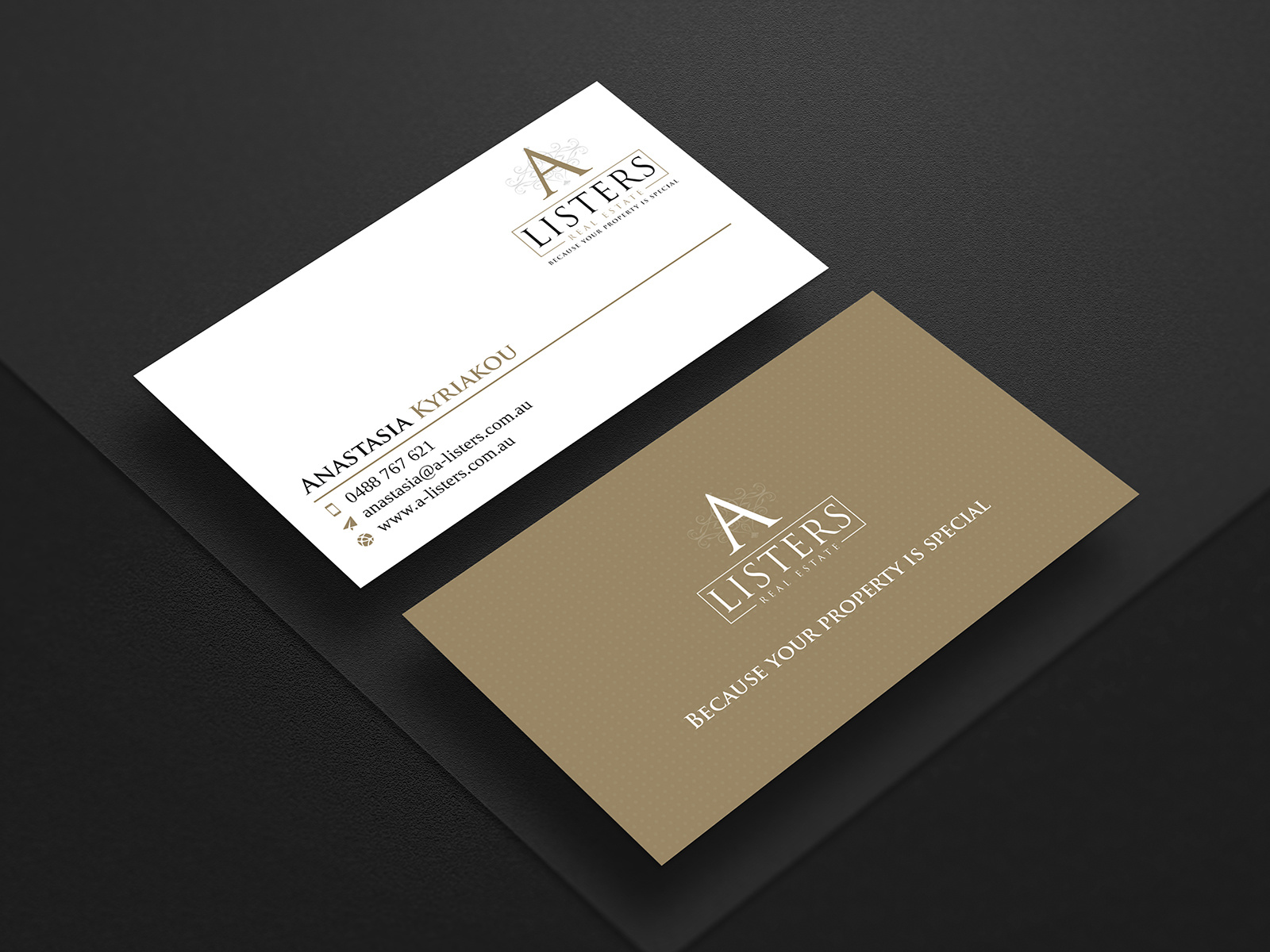 Example of Modern Business Card Design Print Ready