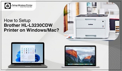How to Setup Brother HL-L3230CDW Printer on Windows/Mac? how to setup brother printer