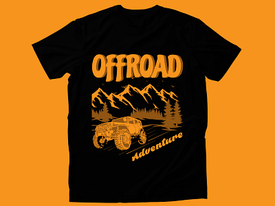 Offroad T-shirt Design sports car