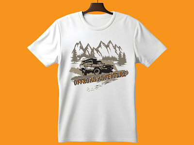 Offroad T-shirt Design sports car