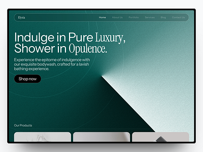 Elysia - Luxury Brand Website branding design graphic design illustration landing page luxury skincare ui web design website