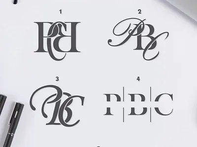 PBC logo ideas branding brandmark design designispiration graphicdesigner icon identity illustration logo monogram pbc ui