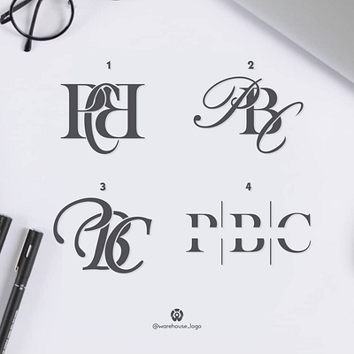 PBC logo ideas branding brandmark design designispiration graphicdesigner icon identity illustration logo monogram pbc ui