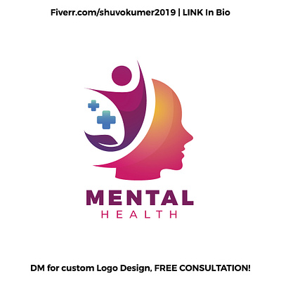 Mental Health Logo Design branding dirbbble graphic design health health logo logo logo design wellness wellness logo