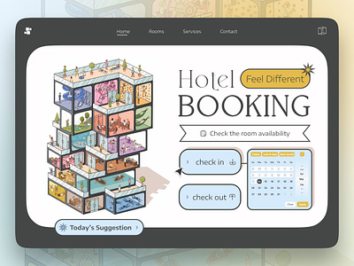 Hotel Booking Website UI Design booking branding hotel productdesign travel ui uidesign uiux ux webdesign website