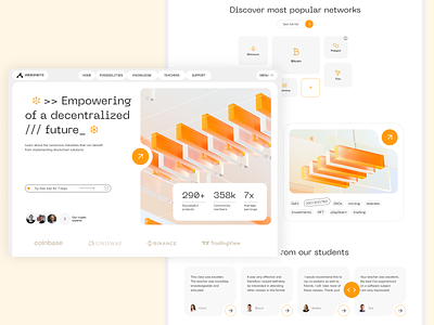 Defi Landing Page ai powered balance bitcoin blockchain crypto crypto trading defi fintech landing page mining nft payment saas saas website savings token ui ux wallet web3 website design