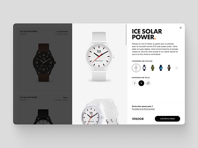 Ice Watch branding colors dailyui design graphic design icewatch minimal typography ui ux watch web website