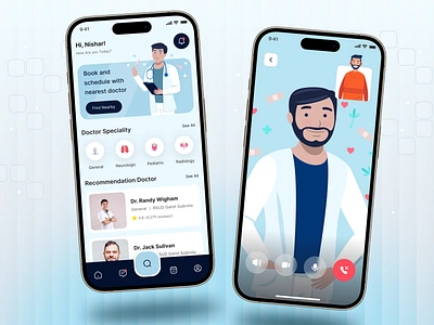 Medical App Design doctor app doctor appointment doctor booking app health app healthcare app hospital app illustration ios app medical app medical care medicine app mobile app online doctor booking patient app pharmacy app ui ux