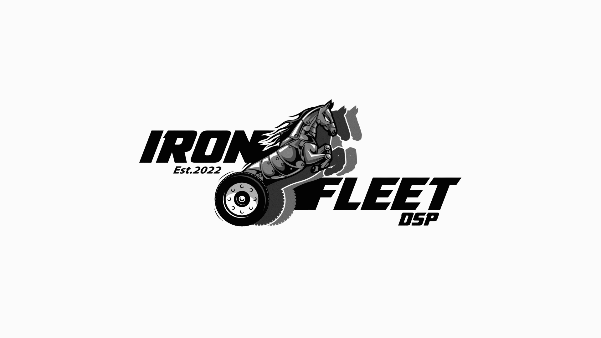 Iron Fleet Intro Logo Animation 3d animation graphic design iron fleet horse logo motion graphics ui