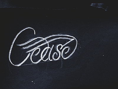 Cease - WIP (Lettering Issue 2 — Monoline Lettering) branding creative lettering custom lettering design design inspiration experiments florals graphic design hand lettering issues lettering inspiration logotype monogram monoline sophisticated lettering traditional lettering typography vintage lettering wip work in progress