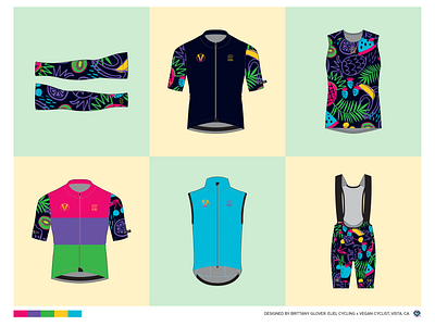 Fruit FUNdo branding colorful cycling apparel cycling kit fruit graphic design illustration portfolio sports apparel