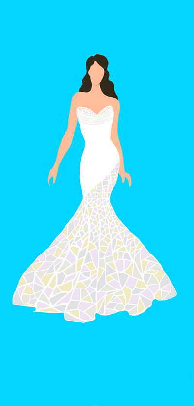 The Perfect Wedding art design dress design fashion fashion design graphic design sketch