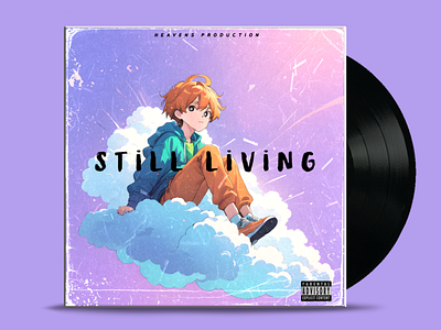 Sample Album cover art 🎨 album cover design anime art graphic design illustration music poster