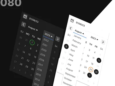Day 080 - Date picker 080 3d 80 animation branding calender daily ui challenge dailyuichallenge80 date date picker design figma graphic design illustration logo ui ux