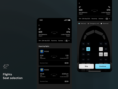 Flying tickets app app design design flights fly interaction mobile ui ui ux ux