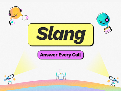 Slang Ai Creative Collaterals slang.ai creative visualdesign