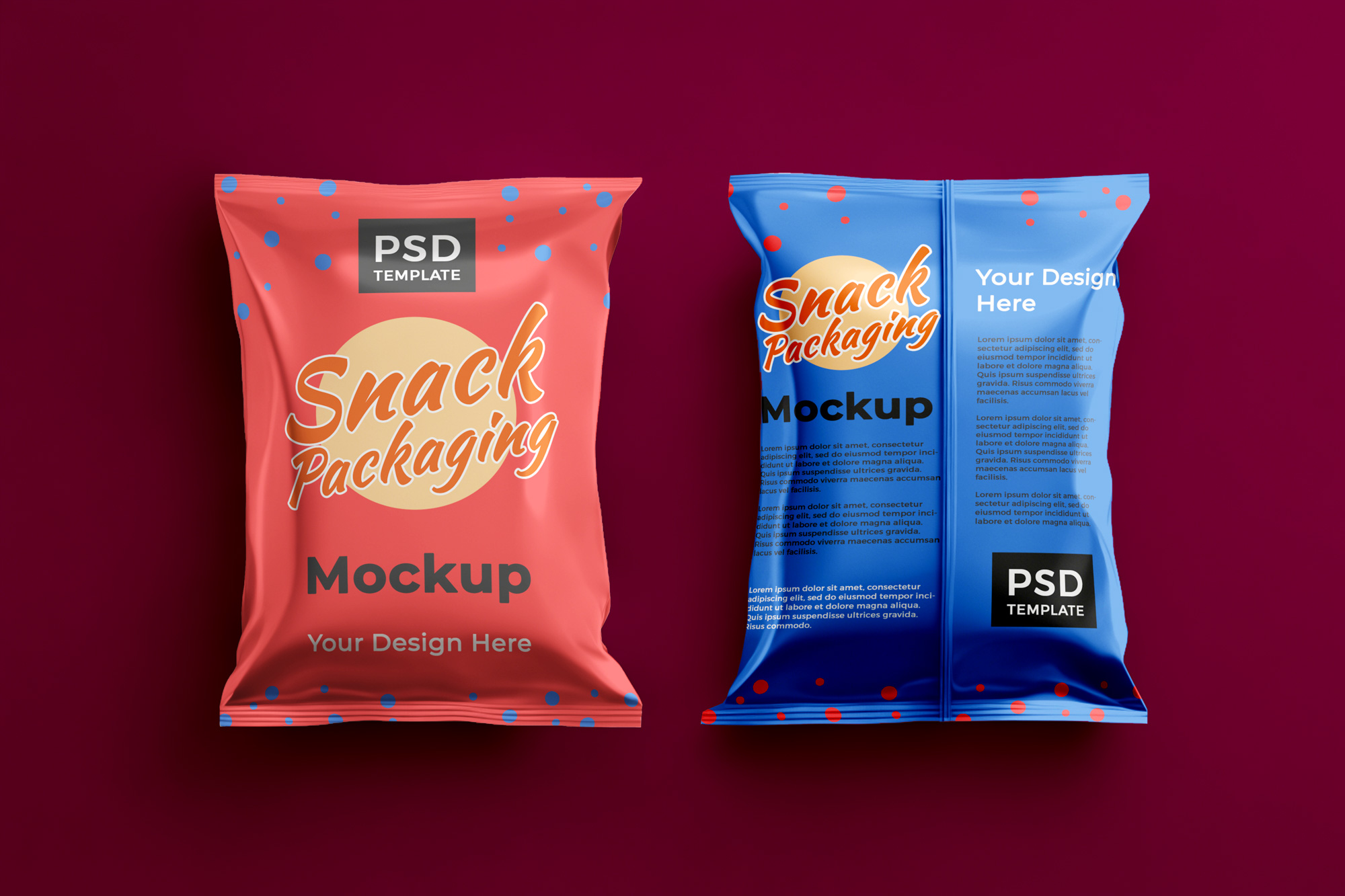 Chips mockup psd free deals download