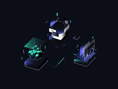 Illustration for Web3 dashboard design graphic design illustration vector