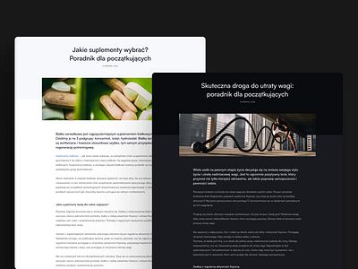 Light / Dark Mode exploration - blog post animation blog bodybuilding dark mode gym interaction light mode post protein prototype sports supplement ui ux web webdesign website design