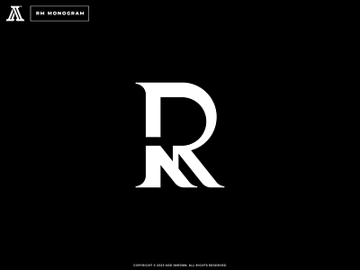 RM Monogram branding design icon letter lettering logo m monogram mr r rm type typography
