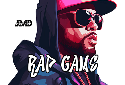 Rap Game 1 canva design graphic design illustration