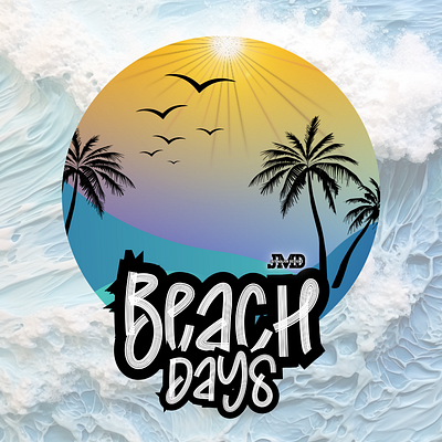 Beach Days beach canva design graphic design illustration logo