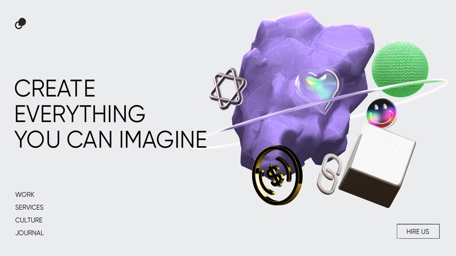 Landing Page 3d animation landing page ui web