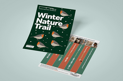 Manchester Museum Winter Trail Game Leaflet game museum