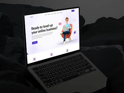 SaaS landing page design📈 business fintech landing page landingpage online marketing saas landing page saas ui saas web saas website socialmarketing socialmedia uiux web design web development wordpress