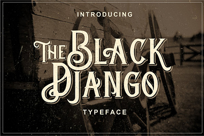 Black Django Typeface Free Download art art deco barbershop black circus decorative display font glyps gothic romantic serif stylish tattoo type typeface victorian wedding western