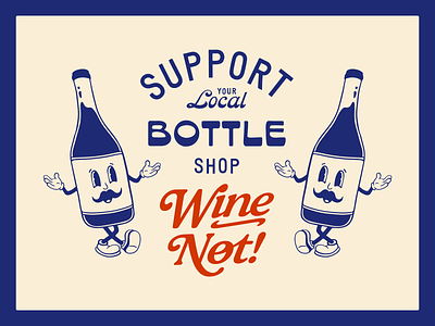 Bottle Shop Branding badge bottle shop brand identity branding design graphic design illustration logo mascot mascot branding mascot design typography wine wine branding