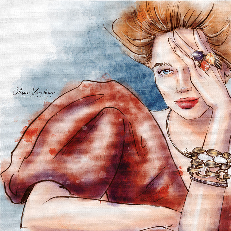 Fashion Illustration- Watercolor Fashion Accessories, Chris V