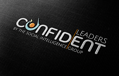 Logo for leadership programme "Confident Leaders" aesthetic branding confident de design elegant graphic design illustration logo text and graphic logos vector
