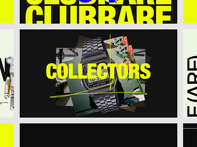 ClubRare® animation art direction brand brand identity brand motion branding design motion typography typography animation