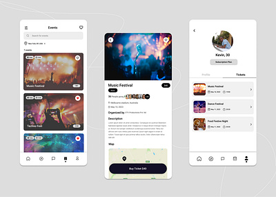 Event App app app design app designer design event app mobile app design mobile ui ui