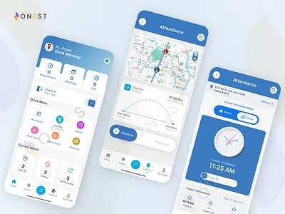 Onest HRM Mobile Application appdesign application applicationdesign branding employeemanagementsystem graphic design highqualitydesign hrm hrmapp hrmdesign humanresourcemanagementsystem mobileapp mobileapplication mobileapplicationdesign onesttech ui uiux userfriendly userfriendlyapp ux
