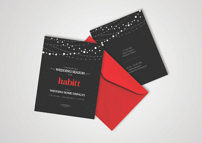 Habitt Invitation Card Design branding branding expert design graphic design invitation invitation card design package design