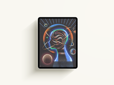 Mindfulness Digital Illustration Using Procreate App on iPad art design digital art graphic design illustration ipad mindfullness illustration procreate procreate app vector