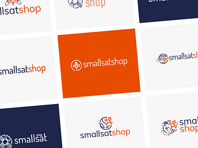 Logotype | Smallsatshop brand branding clean design flat graphic design illustration logo ui