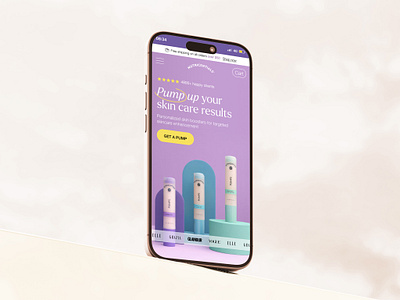 Nutricentials - cosmetics brand | e-commerce colorful cosmetics brand design e commerce modern shopify ui ux web web design