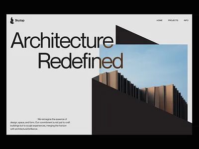 Skytop - Architecture Website artchitect branding design home house inspiration logo minimal tower ui ux web webdesign