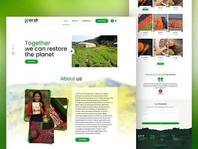 High Hill Organic Food clean design clean layout clean ui high hill food website organic food website webdesign
