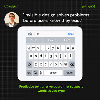 UX Insight 1/30 : Invisible design product design ui ux