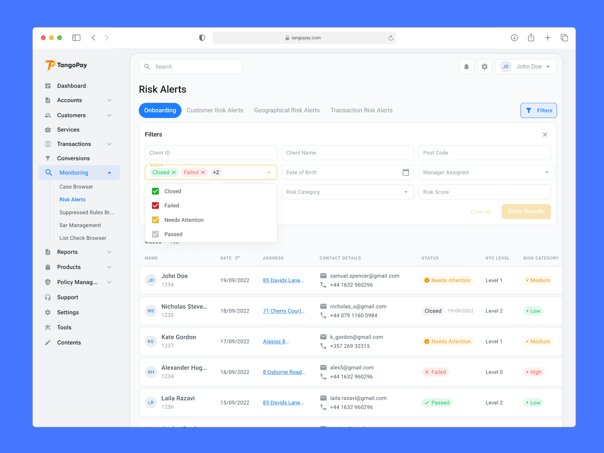 Money Transfer Software UX for KYC & Transaction Tracking b2b saas cross border payments fintech software fintech ux international payments kyc verification money transfer software product design remittance app transaction tracking