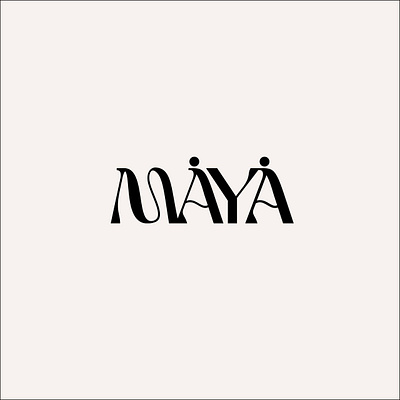 Maya Logo brand brand identity branding logo design typo typography